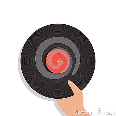 Record vector illustration Vector Illustration