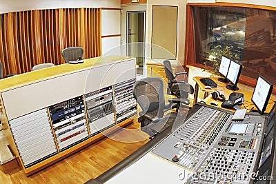 Recording studio Stock Photo