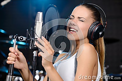 Recording Studio Stock Photo