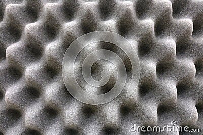Recording studio sound dampening acoustical foam, background. Noise isolating protective and shock, texture. Background of sound Stock Photo