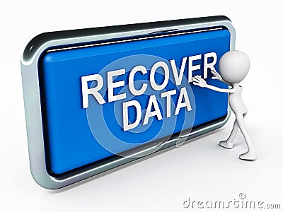 Recover data Stock Photo