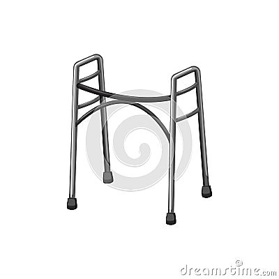 recovery crutch medical cartoon vector illustration Vector Illustration