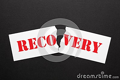 Recovery Overcoming Challenges Stock Photo