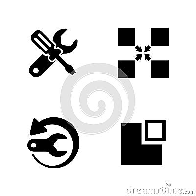 Recovery Repair. Simple Related Vector Icons Vector Illustration