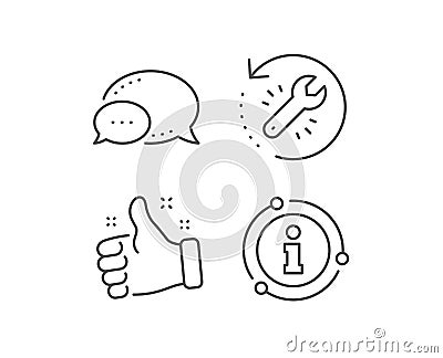 Recovery tool line icon. Backup data sign. Restore information. Vector Vector Illustration
