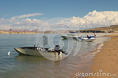 Recreational fun in the desert on labor day Editorial Stock Photo