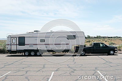 Recreational vehicle Stock Photo