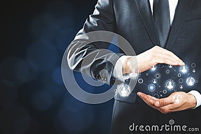 Recruiting and innovation concept Stock Photo