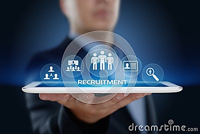 Recruitment Career Employee Interview Business HR Human Resources concept Stock Photo