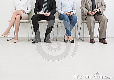 Recruitment recruiting recruit hiring hire - concepts. Stock Photo