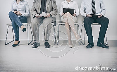 Recruitment recruiting recruit hiring hire - concepts. Stock Photo