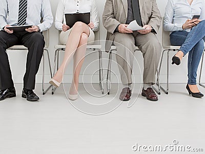 Recruitment recruiting recruit hiring hire - concepts. Stock Photo