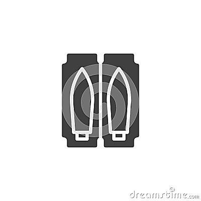 Rectal suppository vector icon Vector Illustration