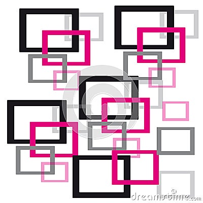 Rectangle abstract background Vector Illustration