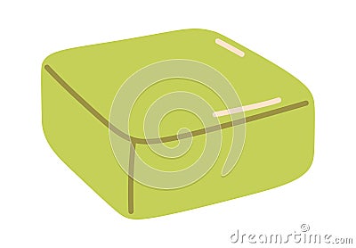 Rectangle Wooden Toy Vector Illustration