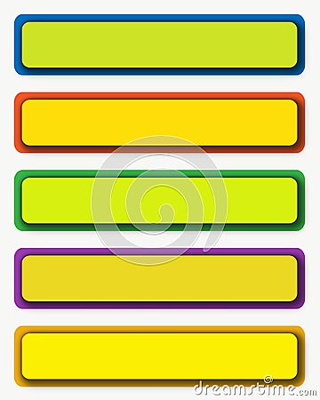 Rectangular Buttons Stock Photos - Image: 24829623