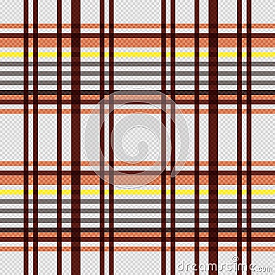 Rectangular seamless pattern in warm colors Vector Illustration