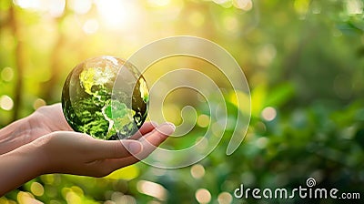 Recurring personal carbon offset subscription automating contributions to environmental projects Stock Photo