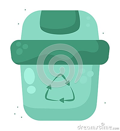 recyclable trash can Stock Photo