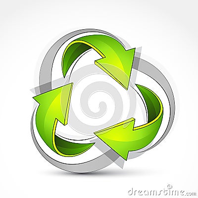 Recycle arrows Vector Illustration