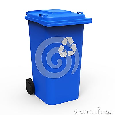 Recycle bin Stock Photo