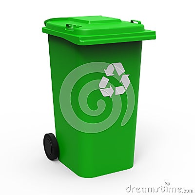 Recycle bin Stock Photo