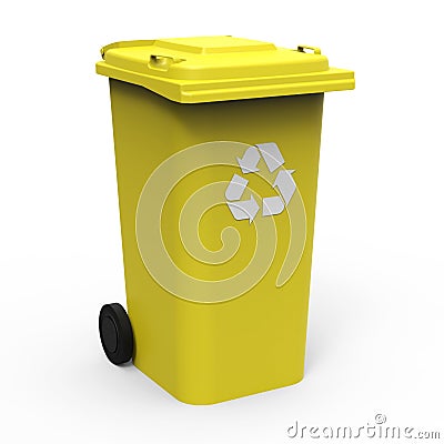 Recycle bins Stock Photo