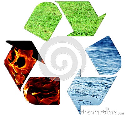 Recycle concept Stock Photo