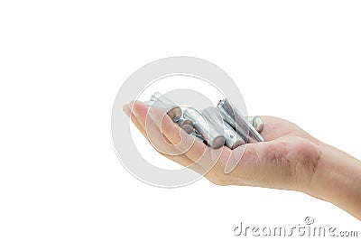recycle - energy - power - environment and ecology concept. Stock Photo