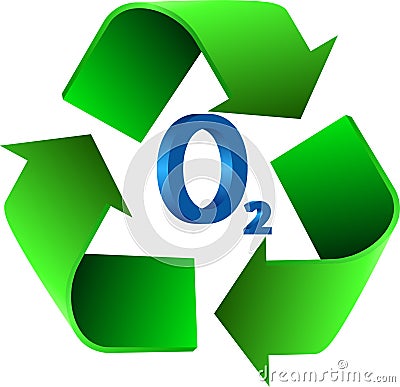 Recycle icon Stock Photo