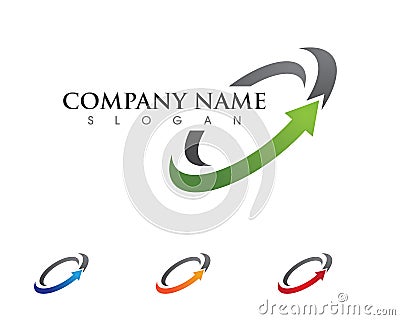 Recycle logo template Vector Illustration
