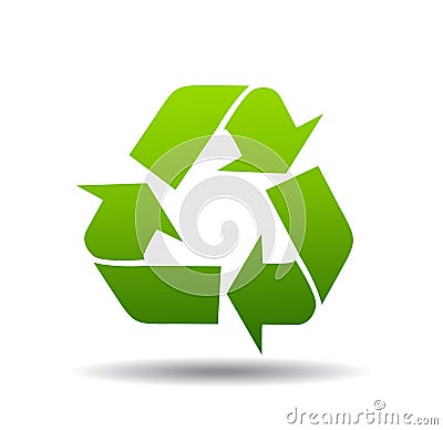 Recycle logo Vector Illustration