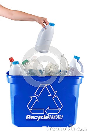 Recycle Now! Stock Photo