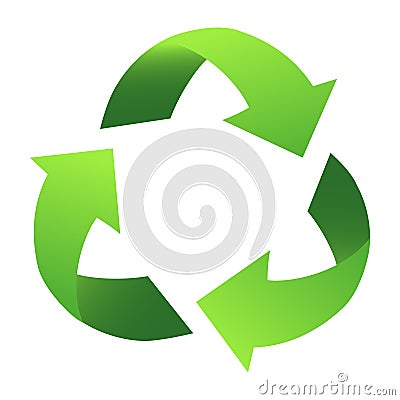 Recycle sign Vector Illustration