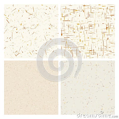 Recycled Paper Textures Vector Illustration