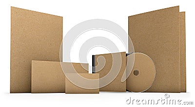 Recycled Stationery Stock Photo