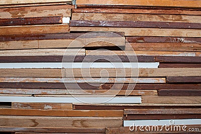 Recycled wall and old tools working we ll Stock Photo