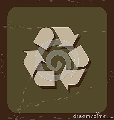 Recycler icon Vector Illustration