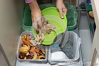 Recycling bins Stock Photo