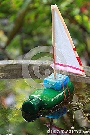 Recycling kids toy Stock Photo