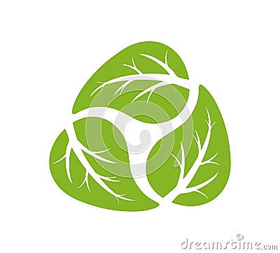 Recycling logo Stock Photo