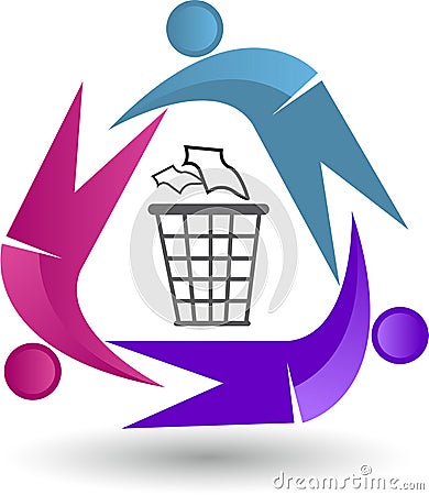 Recycling logo Vector Illustration