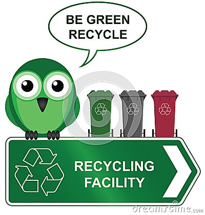 Recycling sign Vector Illustration