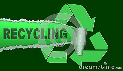 Recycling sing,illustration Cartoon Illustration