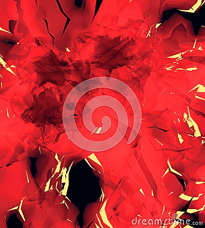 Red Abstract background Stock Photo