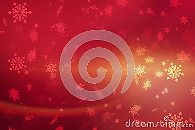 Red abstract background, snowflakes. Christmas background, Christmas Stock Photo