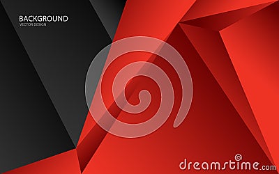 Red abstract background vector illustration. wall. web banner. cover. card. texture. wallpaper. flyer Vector Illustration