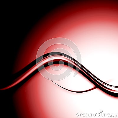 Red abstract composition Stock Photo