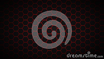 red abstract hexagon technology background,futuristic hexagon computer background,cyberspace technology background,3d innovative Vector Illustration