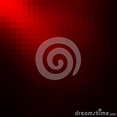 Red abstract mosaic background Stock Photo